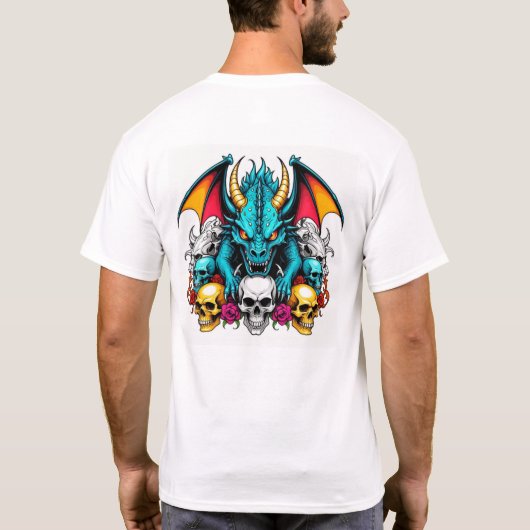 Skulls & Dragons T-shirt (Achterkant)