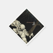 Skulls en Ax Servet (Hoek)