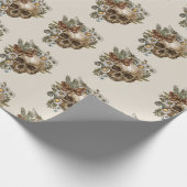 Skulls en Flowers Cadeaupapier (Hoek)
