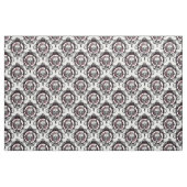  Skulls en Flowers op White Stof (Fat Quarter)