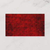 Skulls en Flowers Visitekaartje (Achterkant)