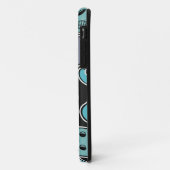 Skulls en harten op zwarte achtergrond 2 Case-Mate iPhone case (Achterkant/links)