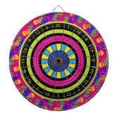 Skulls en kruisgraten dartbord (Voorkant)