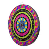 Skulls en kruisgraten dartbord (Voorkant Rechts)