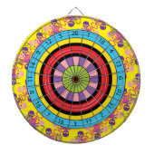 Skulls en kruisgraten dartbord (Voorkant)