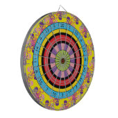 Skulls en kruisgraten dartbord (Voorkant Links)