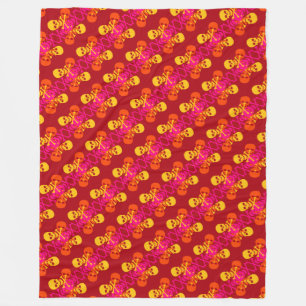 Skulls en kruisgraten fleece deken