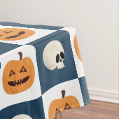 Skulls en pompoenen tafelkleed (Voorbeeld)