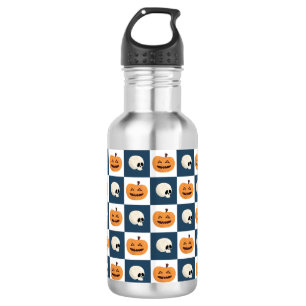 Skulls en pompoenen waterfles 