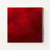 Skulls en rode rozen notitieboek (Achterkant)