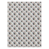 Skulls en roze rozen tafelkleed (Voorkant)