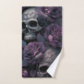 Skulls en Rozen Bad Handdoek (Handdoek)