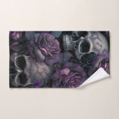 Skulls en Rozen Bad Handdoek (Handdoek)