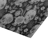 Skulls en Rozen Gothic Snijplank (Hoek)