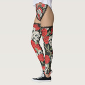 Skulls en Rozen (Lace Up) Leggings (Links)