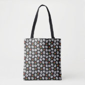 Skulls en Rozen Tote Bag (Voorkant)