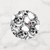 Skulls en Spiderwebs Halloween Mix Confetti (Kleine voorkant)