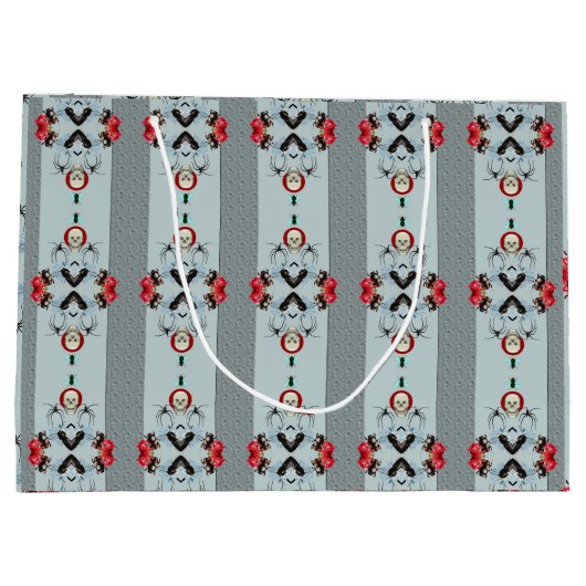 Skulls en spinnen cadeautas (Achterkant)