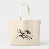 Skulls en sterren grote tote bag (Voorkant)