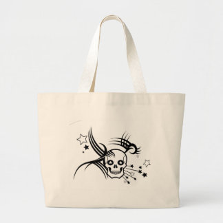 Skulls en sterren grote tote bag