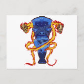 Skulls en Tikis Briefkaart (Voorkant)