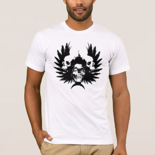 Skulls en Wing - zwart T-shirt