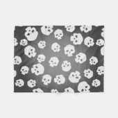 Skulls Fleece Deken (Voorkant (Horizontaal))