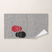 Skulls - Ghost Grey en Bone White Bad Handdoek (Handdoek)