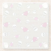 Skulls Glazen Onderzetter (Achterkant)
