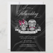 Skulls Gothic Hallowedding Burgundy ID866 (Voorkant)
