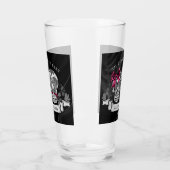 Skulls Gothic Hallowedding Burgundy ID866 Glas (Links)