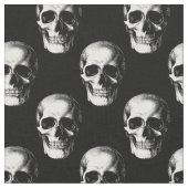 Skulls Gothic Halloween Stof (Close Up)