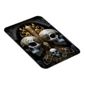 Skulls Gothic Horror Gothic Surreal Art Magneet (Rechterzijde)