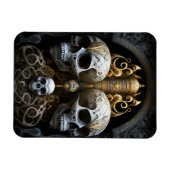 Skulls Gothic Horror Gothic Surreal Art Magneet (Horizontaal)
