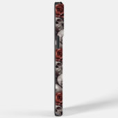 Skulls Gothic Red Rose Pattern Case-Mate iPhone Hoesje (Back / Right)