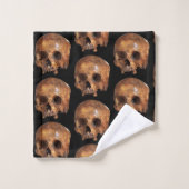 Skulls Halloween Bad Handdoek (Wasdoekje)