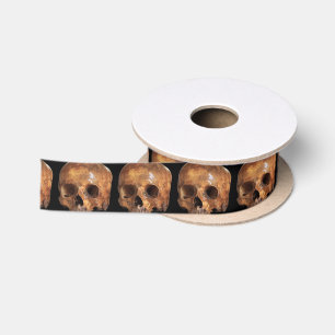 Skulls Halloween Satijnen Lint