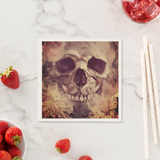 Skulls Halloween Servet (Insitu)