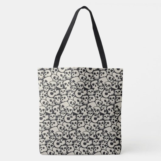 Skulls Halloween Tote Bag (Voorkant)