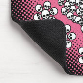 Skulls Heart en Flower Muismat (Hoek)
