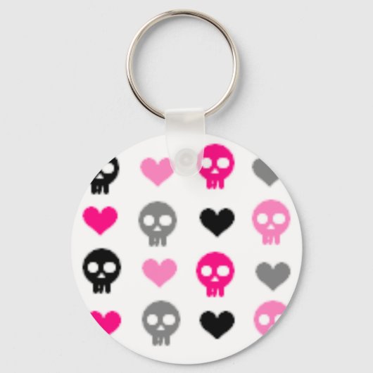 Skulls & Hearts Sleutelhanger (Voorkant)