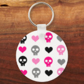 Skulls & Hearts Sleutelhanger (Voorkant)