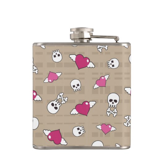 Skulls Heupfles (Achterkant)