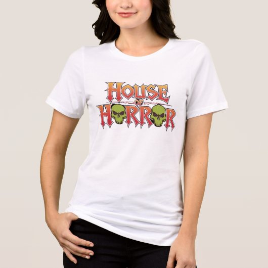 Skulls House T-shirt voor dames (Voorkant)