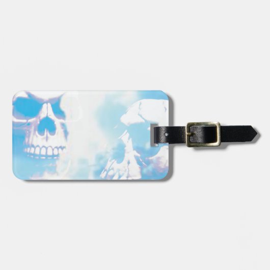 Skulls in de wolken bagagelabel (Voorkant horizontaal)