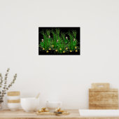 Skulls in het onkruid poster (Keuken)