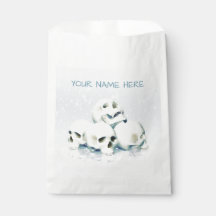 Skulls in the snow. Personalized