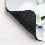 Skulls in the snow. Personalized Muismat (Hoek)