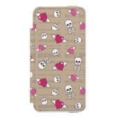 Skulls Incipio iPhone Portemonnee Hoesje (Voorkant Agenda)