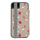 Skulls Incipio iPhone Portemonnee Hoesje (Agenda Achterkant)